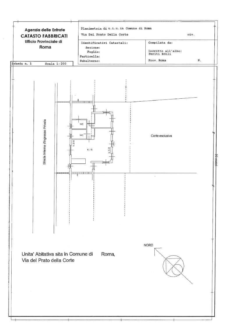 Planimetria immobile