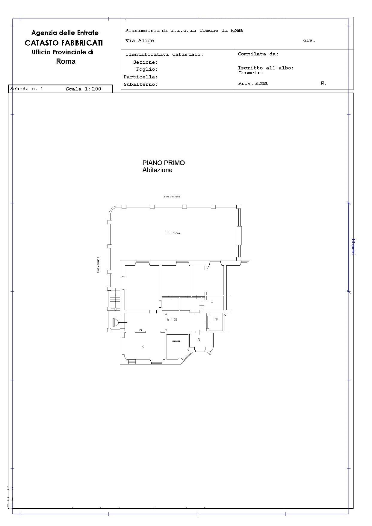Planimetria immobile