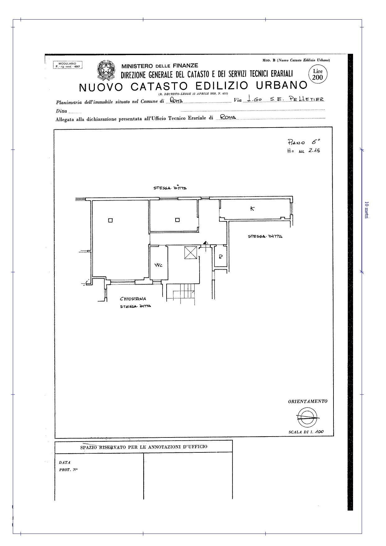 Planimetria immobile