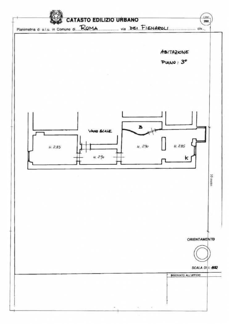 Planimetria immobile